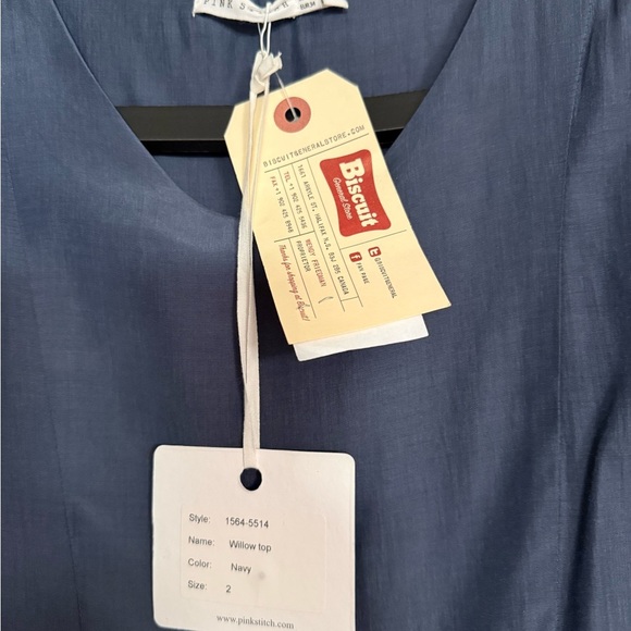 Chic Asymmetrical Blue Women's Shirt - Picture 4 of 12